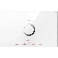 Elica NikolaTesla Switch WH/F/83, Weiß, Integriert, 83 cm, Zonenloses Induktionskochfeld, Glas, 4 Zone(n)
