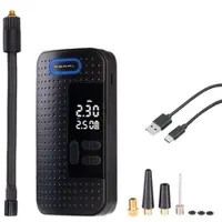 AGT Mini-Akku-Kompressor-Luftpumpe mit LED-Display, 2.000 mAh, 150 psi