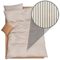 Doris Meyer Interlock-Jersey Bettwäsche Tom beige Bettbezug einzeln 155x220 cm - beige