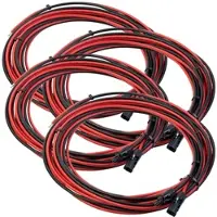 Revolt 4er-Set Solarmodul-Verbindungskabel, 4 mm2 Leitungsquerschnitt, 10 m