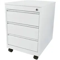 SZ Metall Rollcontainer »Profi« mit 3 klassischen Schubladen grau, 46x60x60 cm