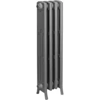 ASW Gussradiator Stockholm RAL 7022, 5 Gl. BH 958 NA 800 BL 300 BT 144 m Fuß