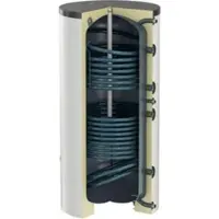 Flamco Standspeicher Duo-Solar 300 l, d= 660, weiß, mit Isolierung