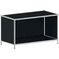 Viasit Aktenregal »System 4« breit 1 OH schwarz, 77.9x40.4 cm