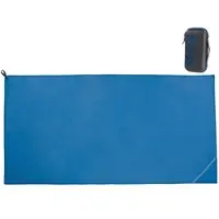 Pearl Mikrofaser-Handtuch mit Tasche, schnell trocknend, 200 x 100 cm, blau
