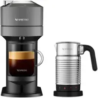 Nespresso Vertuo Next Dark Grey & Aeroccino4 Vertuo Kaffeemaschine