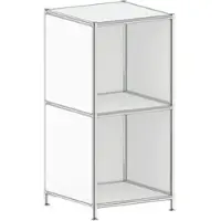 Viasit Aktenregal »System 4« schmal 2 OH weiß, 40.4x80.6x40.4 cm
