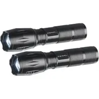 KryoLights 2in1-LED-Taschenlampe und Powerbank, 260 lm, 10 W, 1.200 mAh, 2er-Set