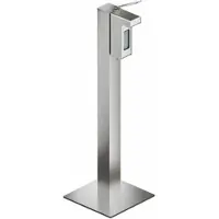 Hewi System 900 Desinfektionsspender Säule Edst., matt geschliffen, weiß pulverlackiert, 1000 ml