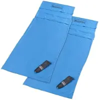 Semptec 2er-Set Hütten-Schlafsack aus Mikrofaser, Rechteckform