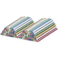 AGT 100 Klebesticks für Heißklebepistolen, 11 x 200 mm, bunt glitzernd