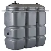 Schutz Doppelwandiger Vorrats- und Entsorgungstank aus HDPE, 2.000 Liter, 2.000 Liter