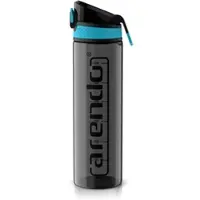 Arendo Wasserflasche 700 ml, Sport Trinkflasche, BPA-frei, auslaufsicher, One-Click-Verschluss, Mengenskala, Kunststoff