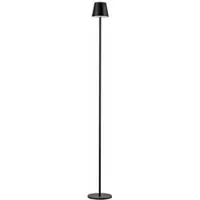 Selltec LED Akkuleuchte schwarz Steh- und Tischleuchte Touchdimmer IP54 Außenbereich