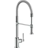 Hansgrohe AXOR Montreux Einhebel-Küchenmischer 210 Semi-Pro Eco, 16585950, Farbe: Brushed Brass