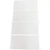 MANORGA Stahlblechrückwand »Epsilon« 125 x 200 cm grau