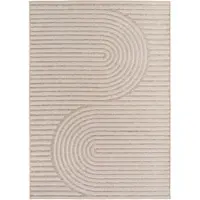 Carpetsale24 Outdoor Teppich Wetterfest & UV-beständig, ideal für Küche, Balkon, Terrasse, Garten, Wohnzimmer, Grösse: 140x200 cm