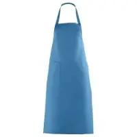 Bernhard Leiber KG Leiber Latzschürze, ca. 100 cm lang, mit Tasche 11/529/76 , Farbe: türkis