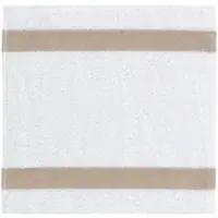 Feiler Handtücher Exclusiv mit Chenillebordüre Seiftuch 30x30 cm | kiesel - braun