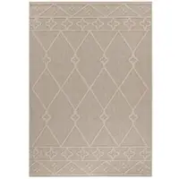 Carpetsale24 In & Outdoor Teppich Skandi Boho Stil Einfarbig Flachgewebe Wetterfest Wohnzimmer Balkon Terrasse Küchenteppich, Grösse: 120x170 cm