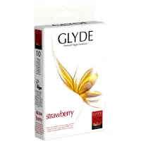 Glyde Ultra Kondome Erdbeere 10 Einheiten