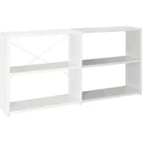 MANORGA Stahlregalsystem »Epsilon« Anbauregal 3 Stahlblechböden 100 x 38,8 cm grau