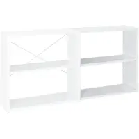 MANORGA Stahlregalsystem »Epsilon« Anbauregal 3 Stahlblechböden 125 x 30 cm weiß