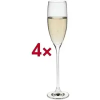 Rona Champagnerkelch Champagne flute 07 Select 180 ml ungeeicht 4 Stück beige, 27.5 cm