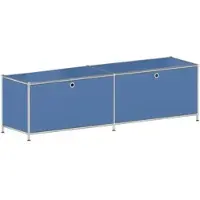 Viasit Sideboard »System 4« - 2 geschlossene Fächer (quer) blau, 152.9x40.4 cm