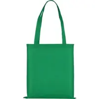 TEXXILLA 10er | 25er | 100er Pack PP-Tasche Classic mit zwei langen Henkeln, dunkelgrün, 100 Stück