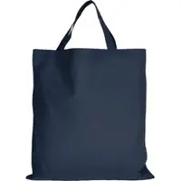 TEXXILLA Baumwolltasche CLASSIC mit zwei kurzen Henkeln und Ihrem Wunschmotiv, dunkelblau