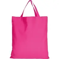 TEXXILLA 5er | 15er | 50er Pack Baumwolltasche - 28 Farben | mit zwei kurzen Henkeln | 38x42cm | Jutebeutel | Einkaufstasche | unbedruckt, pink