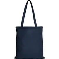 TEXXILLA Baumwolltasche CLASSIC mit zwei langen Henkeln und Ihrem Wunschmotiv, dunkelblau
