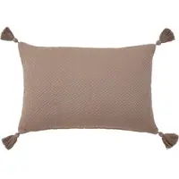 Modern Living Zierkissen Frieda in Taupe ca. 40x60cm