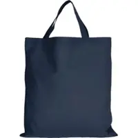 TEXXILLA 5er | 15er | 50er Pack Baumwolltasche - 28 Farben | mit zwei kurzen Henkeln | 38x42cm | Jutebeutel | Einkaufstasche | unbedruckt, dunkelblau