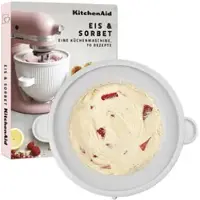 KitchenAid Eismaschine Eisbereiter + Buch mit 70 Rezepten