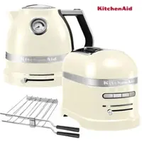 KitchenAid Artisan Wasserkocher + Toaster Creme/Mandel