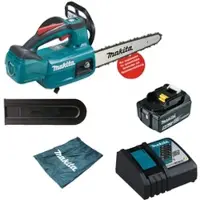 Makita Akku-Kettensäge DUC254CZ 18V + Akku 5,0 Ah BL1850B + Ladegerät DC18RC
