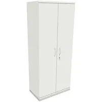Fm Büromöbel Aktenschrank »Fastline« 80 cm breit 5 OH weiß, 80x186.9x44.2 cm