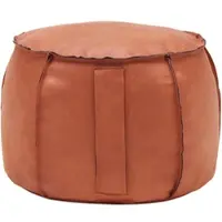 Momax Hocker Falun II Lederlook ⌀ ca. 60cm