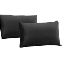 Newgen medicals 2er-Set Memory-Foam-Reisekissen mit thermoregulierendem Bezug