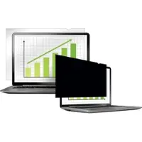 Fellowes Blickschutzfilter PrivaScreen 60,45 cm/23,8 Zoll schwarz Packung mit 4 Stück
