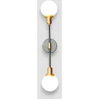 Bistromania Wandlampe BRASSERIE 2 Globen - H 83 cm