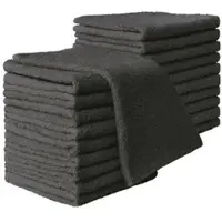 NatureMark Handtuch Frottier, anthrazit, 30 x 50 cm, Gästetuch, aus 100% Baumwolle, 400 g/m2, 20 Stück