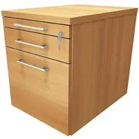 Fm Büromöbel Rollcontainer mit Hängeregister »Oldenburg« einheitliches Dekor braun, 43.4x54x60 cm