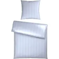 Premium Living Bettwäsche Xenia Streif XL Weiß ca. 155x220cm