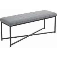 Momax Bettbank Puerto Grau/Schwarz