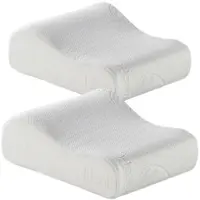 Newgen medicals 2er-Set Wellness-Reisekissen aus thermoaktivem Memory-Foam