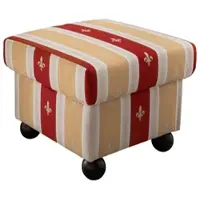 Livetastic Hocker Torello Rot Mikrofaser