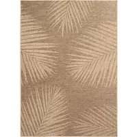 Carpetsale24 In- & Outdoor Teppich Wetterfest im natürlichen Jute-Look, ideal für Wohnzimmer, Küche, Terrasse & Balkon, Grösse: 280x370 cm